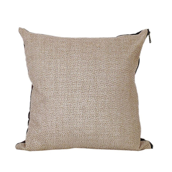 GLAM ΔΙΑΚΟΣΜΗΤΙΚΟ ΜΑΞΙΛΑΡΙ 45x45cm ΥΦΑΣΜΑ RUSTY RED ΜΠΕΖ POLYESTER 018881 - Image 3