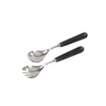 MARMO SET ΣΕΡΒΙΡΙΣΜΑΤΟΣ ΣΑΛΑΤΑΣ 28x6x2cm ΑΤΣΑΛΙ ΜΑΥΡΟ ΜΑΡΜΑΡΟ 018952 - Image 4
