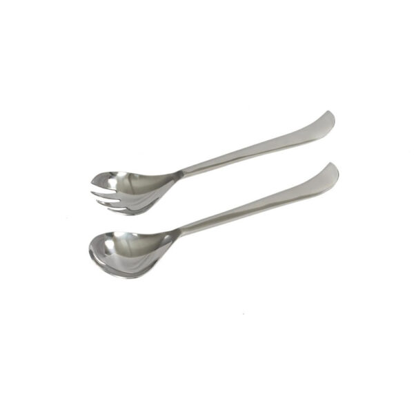 CURVE SET ΣΕΡΒΙΡΙΣΜΑΤΟΣ ΣΑΛΑΤΑΣ 28x6x2cm ΑΤΣΑΛΙ ΑΣΗΜΙ 018955 - Image 4