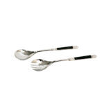 ROYAL SET ΣΕΡΒΙΡΙΣΜΑΤΟΣ ΣΑΛΑΤΑΣ 29x6x2cm ΑΤΣΑΛΙ ΜΑΥΡΟ RESIN 018960 - Image 4