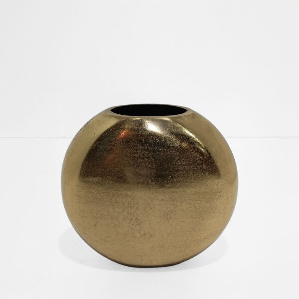 BALLON ΒΑΖΟ 28x27x8cm ΑΛΟΥΜΙΝΙΟ ΧΡΥΣΟ 019148 - Image 4