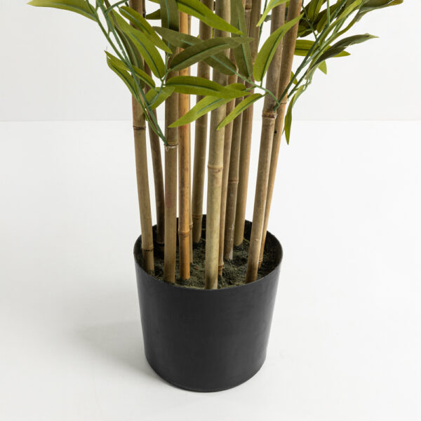 BAMBOO ΔΕΝΤΡΟ ΤΕΧΝΗΤΟ ΣΕ ΓΛΑΣΤΡΑ 210cm POLYESTER ΠΡΑΣΙΝΟ PVC 019202 - Image 6