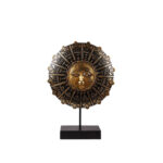 OSIRIS ΔΙΑΚΟΣΜΗΤΙΚΟ TOTEM 28x8x40cm POLYRESIN ΜΠΡΟΝΖΕ ΜΑΥΡΟ ΜΕΤΑΛΛΟ 019761 - Image 4