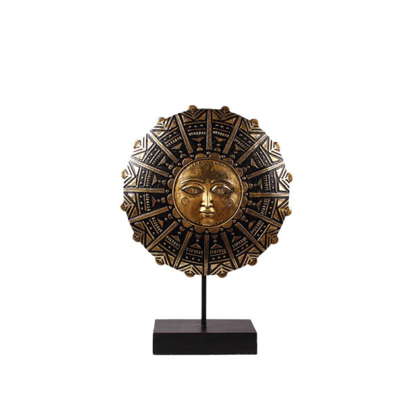 OSIRIS ΔΙΑΚΟΣΜΗΤΙΚΟ TOTEM 28x8x40cm POLYRESIN ΜΠΡΟΝΖΕ ΜΑΥΡΟ ΜΕΤΑΛΛΟ 019761 - Image 4
