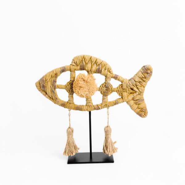 QUERSUS 2 ΔΙΑΚΟΣΜΗΤΙΚΟ ΨΑΡΙ 34x8x34cm POLYRESIN ΦΥΣΙΚΟ ΜΕΤΑΛΛΟ 019776 - Image 6