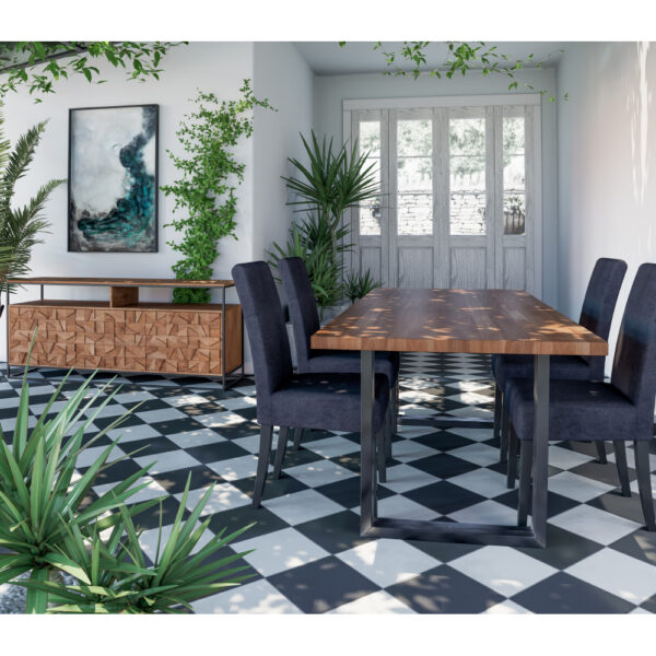 PUZZLE 180 ΤΡΑΠΕΖΙ ΚΑΡΥΔΙ 180x90x76cm 02-0462 - Image 6