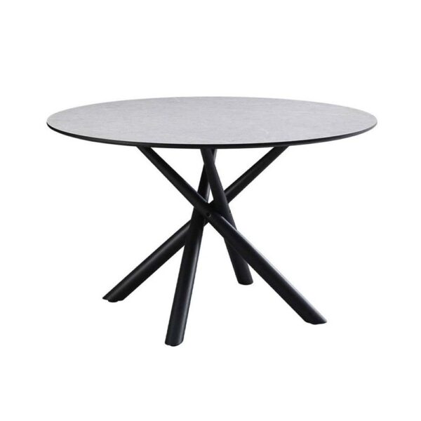 VOTSALO ΤΡΑΠΕΖΙ STONE ΓΚΡΙ 120x120x75 02-0587 - Image 3