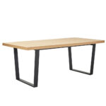 CUBIUS ΤΡΑΠΕΖΙ ΦΥΣΙΚΟ 200x100x76cm 02-0667 - Image 5