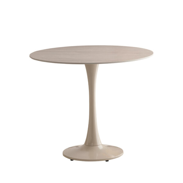 PIETRA ΤΡΑΠΕΖΙ ΡΟΤΟΝΤΑ BEIGE 90x90x75cm 02-0707 - Image 4