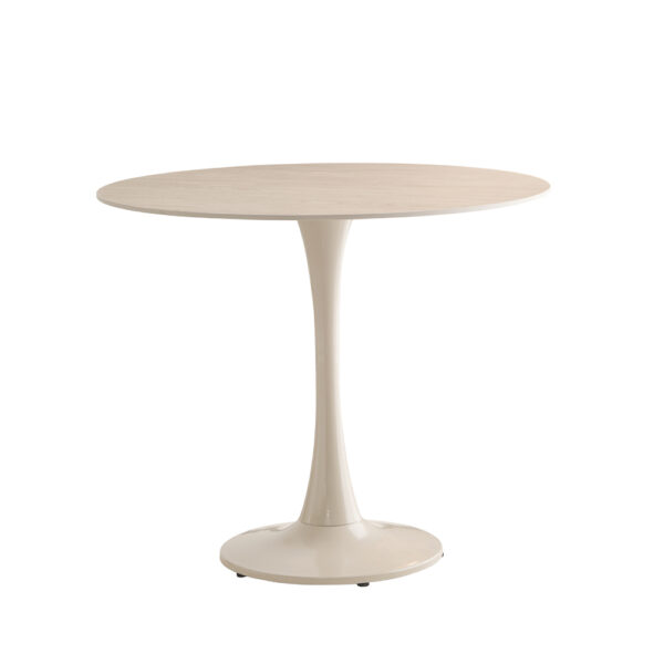 KNOT ΤΡΑΠΕΖΙ ΡΟΤΟΝΤΑ OAK 90x90x75cm 02-0708 - Image 4
