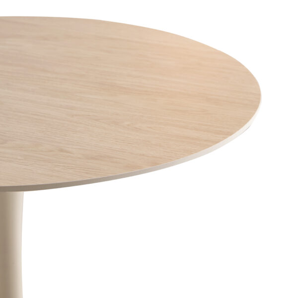 KNOT ΤΡΑΠΕΖΙ ΡΟΤΟΝΤΑ OAK 90x90x75cm 02-0708 - Image 6