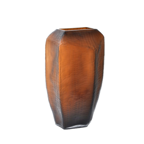 CISEAU HONEY ΒΑΖΟ 21x12x38cm ΓΥΑΛΙ ΚΑΦΕ 020148 - Image 8