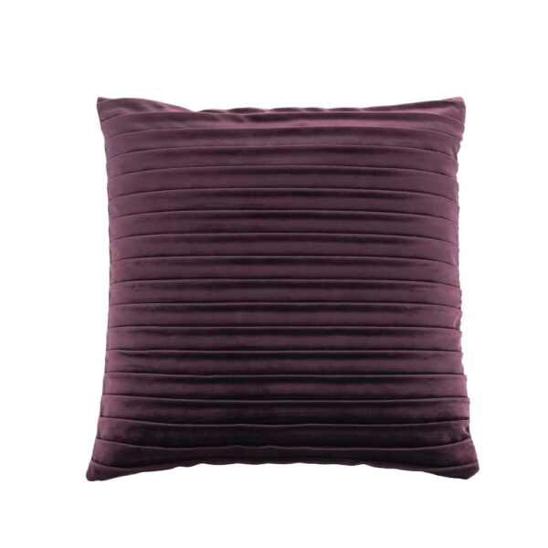 PLISSE ΔΙΑΚΟΣΜΗΤΙΚΟ ΜΑΞΙΛΑΡΙ 45x45cm ΒΕΛΟΥΔΟ ΜΩΒ 020446 - Image 6