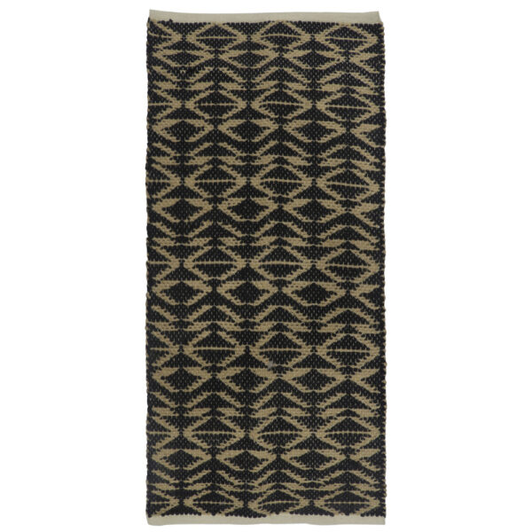 AFRICA ΧΑΛΙ ΔΙΑΔΡΟΜΟΥ 70x150cm ΓΙΟΥΤΑ ΜΑΥΡΟ ΜΠΕΖ ΒΑΜΒΑΚΙ 020530 - Image 5