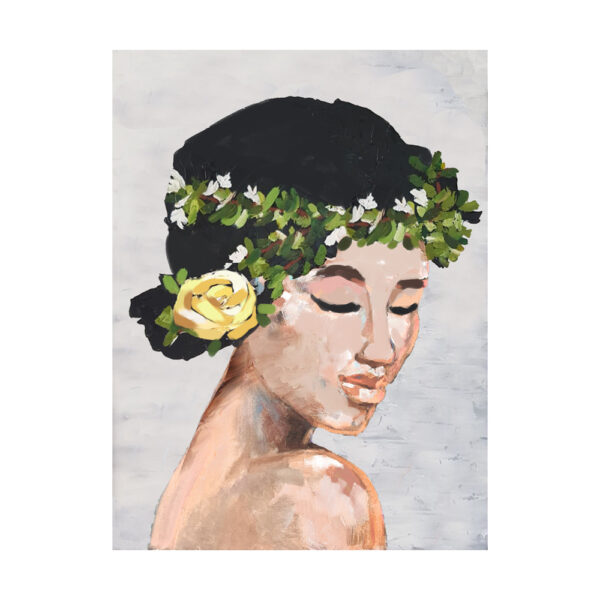 SPRING LADY ΠΙΝΑΚΑΣ ΔΙΑΚΟΣΜΗΣΗΣ 60x80x4cm ΚΑΜΒΑΣ ΠΟΛΥΧΡΩΜΟ 020665 - Image 3