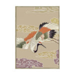CRANES IN COLOR ΠΙΝΑΚΑΣ ΔΙΑΚΟΣΜΗΣΗΣ 70x100x5cm ΚΑΜΒΑΣ ΠΟΛΥΧΡΩΜΟ ΞΥΛΟ 020679 - Image 3