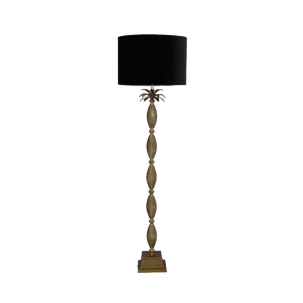 ANANAS ΦΩΤΙΣΤΙΚΟ ΕΠΙΔΑΠΕΔΙΟ 53x53x168cm ΑΛΟΥΜΙΝΙΟ ΜΠΡΟΝΖΕ ΜΑΥΡΟ 020943 - Image 2