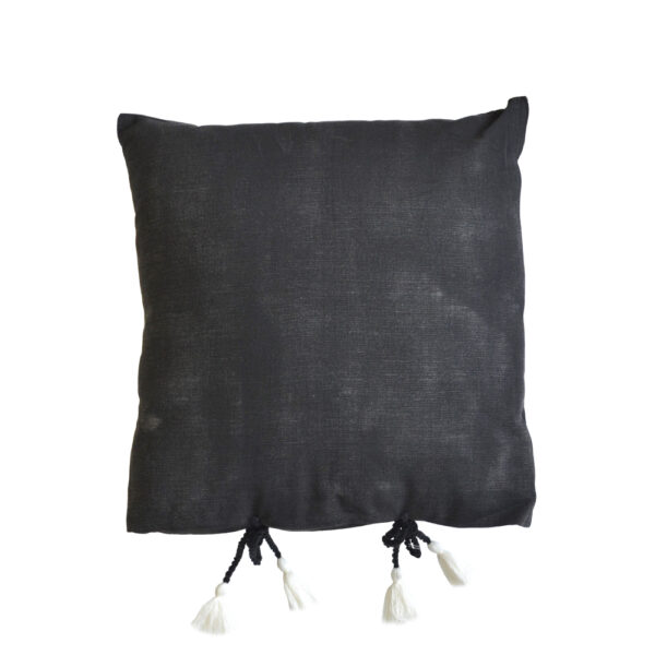 SABLE 9 ΔΙΑΚΟΣΜΗΤΙΚΟ ΜΑΞΙΛΑΡΙ 45x45cm ΒΑΜΒΑΚΙ ΜΑΥΡΟ 021487 - Image 3