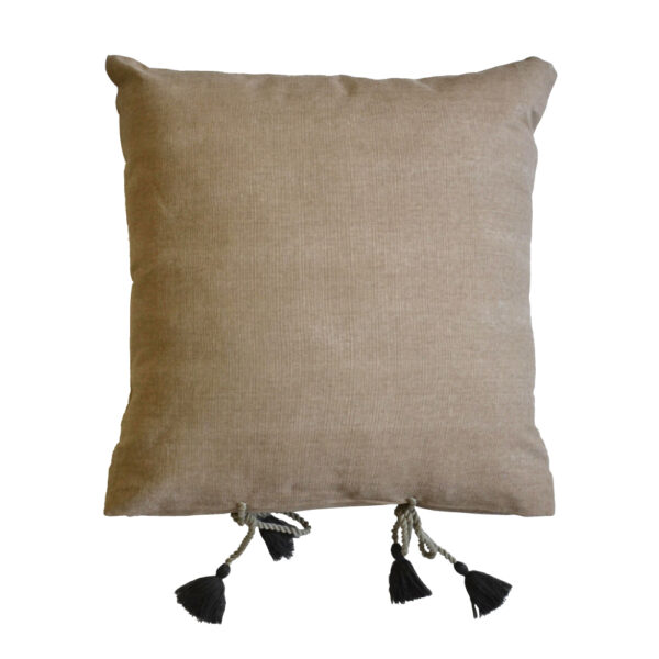 SABLE 10 ΔΙΑΚΟΣΜΗΤΙΚΟ ΜΑΞΙΛΑΡΙ 45x45cm ΒΑΜΒΑΚΙ ΜΠΕΖ 021489 - Image 3