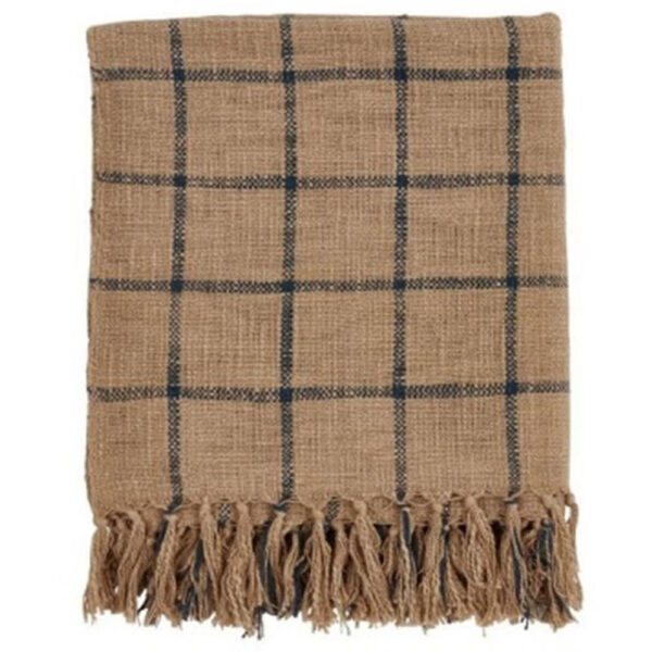 SAND ΡΙΧΤΑΡΙ ΔΙΑΚΟΣΜΗΤΙΚΟ 130x170cm ΒΑΜΒΑΚΙ CARAMEL ΜΑΥΡΟ POLYESTER 021573 - Image 2
