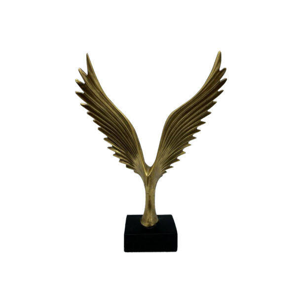 AMIG ΔΙΑΚΟΣΜΗΤΙΚΟ TOTEM 23x10x31cm POLYRESIN ΧΡΥΣΟ ΜΑΥΡΟ 021844 - Image 3
