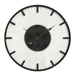 GENK ΡΟΛΟΪ ΤΟΙΧΟΥ 50x50x5cm MDF ΛΕΥΚΟ ΜΑΥΡΟ ΜΠΡΟΝΖΕ 021964 - Image 2