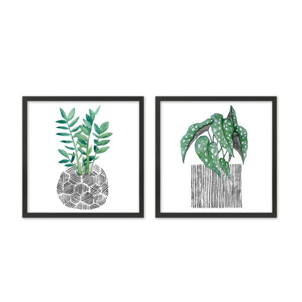 BILIA ΠΙΝΑΚΑΣ 50x50x2cm MDF ΠΟΛΥΧΡΩΜΟ ΧΑΡΤΙ ΜΑΥΡΟ 022052 - Image 4