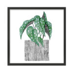 BILIA ΠΙΝΑΚΑΣ 50x50x2cm MDF ΠΟΛΥΧΡΩΜΟ ΧΑΡΤΙ ΜΑΥΡΟ 022052 - Image 6