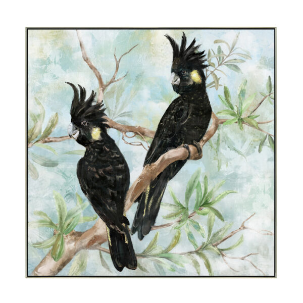 ATERRIMUS ΠΙΝΑΚΑΣ ΔΙΑΚΟΣΜΗΣΗΣ 83x83x5cm ΚΑΜΒΑΣ ΠΟΛΥΧΡΩΜΟ ΞΥΛΟ ΑΣΗΜΙ 022076 - Image 2