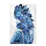 BLUE MAJOR ΠΙΝΑΚΑΣ ΔΙΑΚΟΣΜΗΣΗΣ 80x120x4cm ΚΑΜΒΑΣ ΛΕΥΚΟ ΜΠΛΕ ΞΥΛΟ 022078 - Image 2