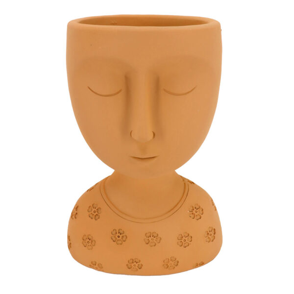 SKEPTICAL 2 ΚΑΣΠΩ 15x10x20cm POLYRESIN TERRACOTTA 022127 - Image 4