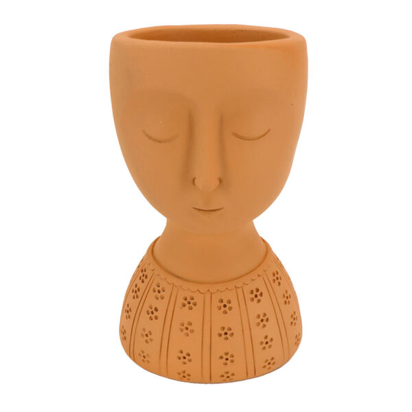 SKEPTICAL 3 ΚΑΣΠΩ 9x7x14cm POLYRESIN TERRACOTTA 022128 - Image 3