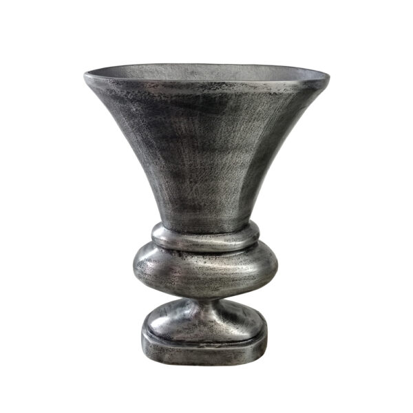 MUT ΒΑΖΟ 32x16x46cm ΑΛΟΥΜΙΝΙΟ ΑΣΗΜΙ ΑΝΤΙΚΕ 022168 - Image 2