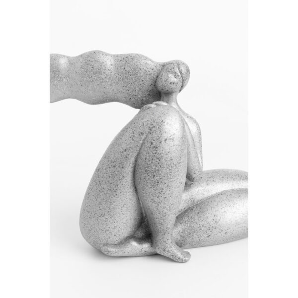 CHEVEU SILVER 2 ΔΙΑΚΟΣΜΗΤΙΚΗ ΦΙΓΟΥΡΑ 24x10x17cm POLYRESIN ΑΣΗΜΙ 022784 - Image 9