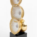KESA ΔΙΑΚΟΣΜΗΤΙΚΟ TOTEM 16x12x49cm POLYRESIN ΧΡΥΣΟ ΜΑΥΡΟ 022791 - Image 4