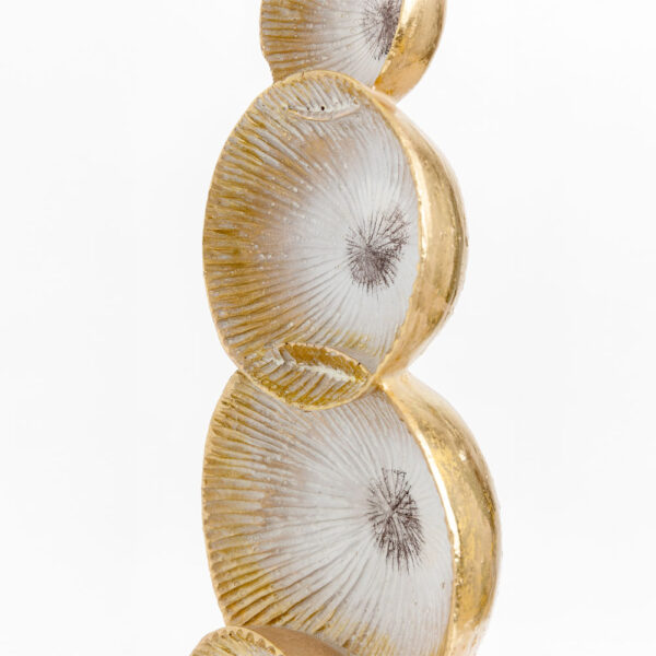 KESA ΔΙΑΚΟΣΜΗΤΙΚΟ TOTEM 16x12x49cm POLYRESIN ΧΡΥΣΟ ΜΑΥΡΟ 022791 - Image 5