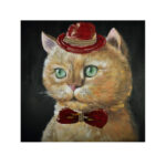 BISAD CAT ΠΙΝΑΚΑΣ ΔΙΑΚΟΣΜΗΣΗΣ 100x100x3cm ΚΑΜΒΑΣ ΠΟΛΥΧΡΩΜΟ ΞΥΛΟ 022898 - Image 2