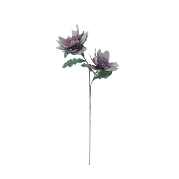 GRIS ΛΟΥΛΟΥΔΙ ΤΕΧΝΗΤΟ 108cm EVA FOAM ΓΚΡΙ ΜΩΒ 022940 - Image 2
