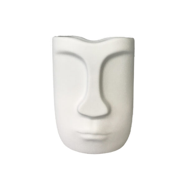 BARIK WHITE ΚΑΣΠΩ 13x11x17cm POLYRESIN ΛΕΥΚΟ 023076 - Image 2