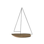 BATEAU ΔΙΑΚΟΣΜΗΤΙΚΟ ΒΑΡΚΑ 31x7x41cm POLYRESIN ΦΥΣΙΚΟ ΜΕΤΑΛΛΟ 023089 - Image 2