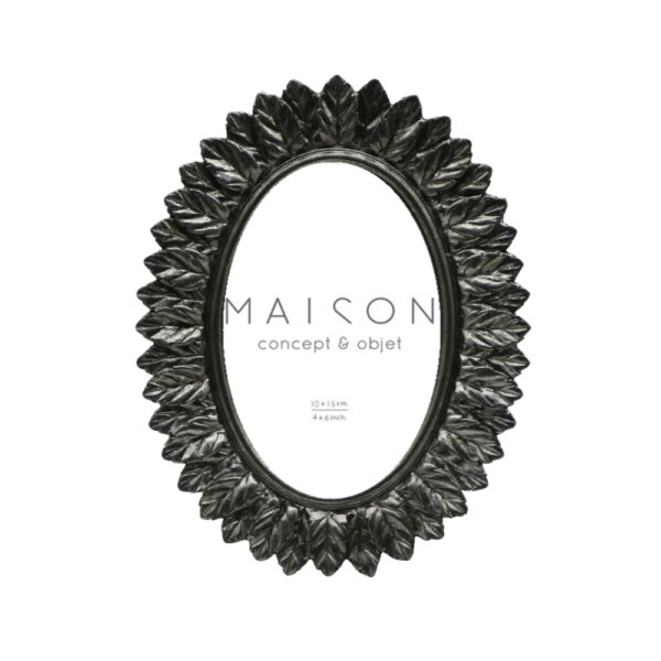 CROWN ΚΟΡΝΙΖΑ 17x2x22cm POLYRESIN ΑΣΗΜΙ ΓΥΑΛΙ 023197 - Image 2
