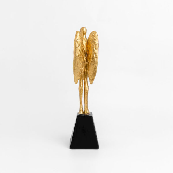 AVIAN ΔΙΑΚΟΣΜΗΤΙΚΗ ΦΙΓΟΥΡΑ 10x11x40cm POLYRESIN ΧΡΥΣΟ ΜΑΥΡΟ 023508 - Image 7