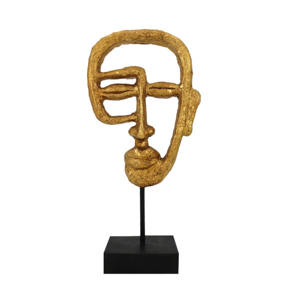 ACT GOLD ΔΙΑΚΟΣΜΗΤΙΚΟ TOTEM 15x7x32cm POLYRESIN ΧΡΥΣΟ ΜΑΥΡΟ 023520 - Image 2
