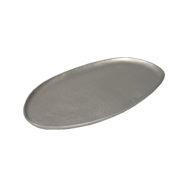 MANDY ΔΙΣΚΟΣ ΔΙΑΚΟΣΜΗΣΗΣ 39x19x1cm ΑΛΟΥΜΙΝΙΟ SILVER ΜΑΤ 023964 - Image 2