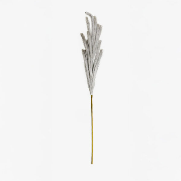 FEDER SINGLE ΚΛΑΔΙ ΤΕΧΝΗΤΟ ΜΕ ΦΤΕΡΑ 110cm POLYESTER ΓΚΡΙ 024115 - Image 3