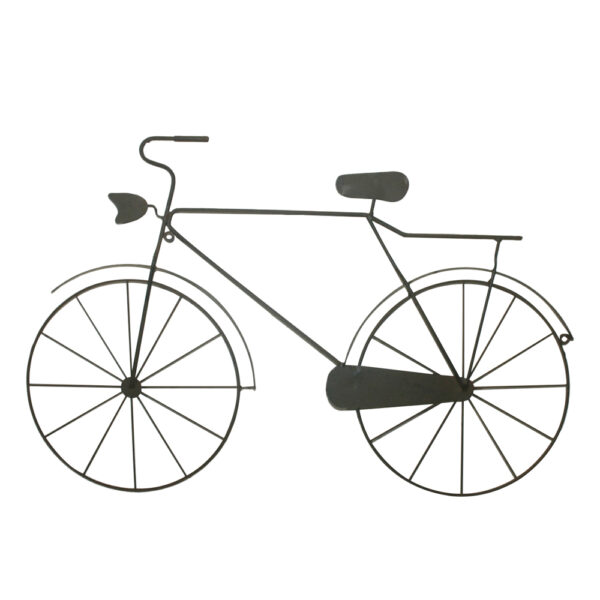 TANDEM ΔΙΑΚΟΣΜΗΤΙΚΟ ΤΟΙΧΟΥ 65x1x43cm ΜΕΤΑΛΛΟ ΜΑΥΡΟ 024135 - Image 2