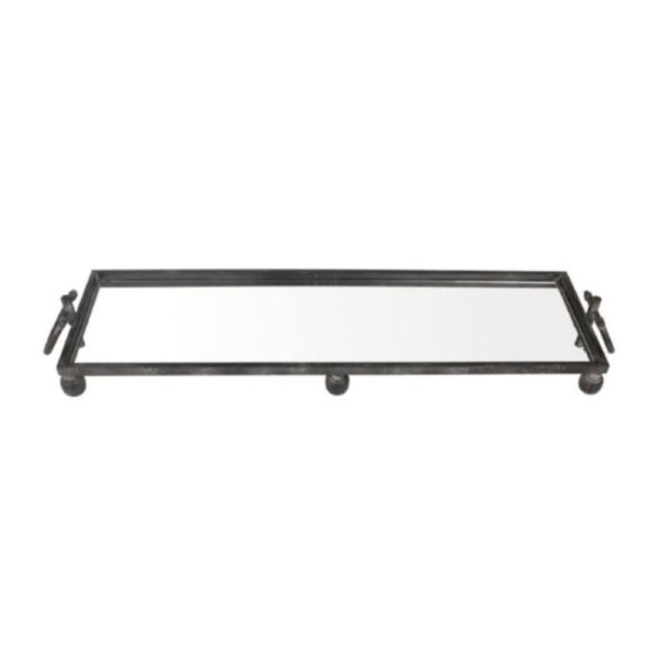 LORRY ΔΙΣΚΟΣ ΔΙΑΚΟΣΜΗΣΗΣ 120x31x11cm ΜΕΤΑΛΛΟ ΜΑΥΡΟ ΚΑΘΡΕΠΤΗΣ 024911 - Image 4