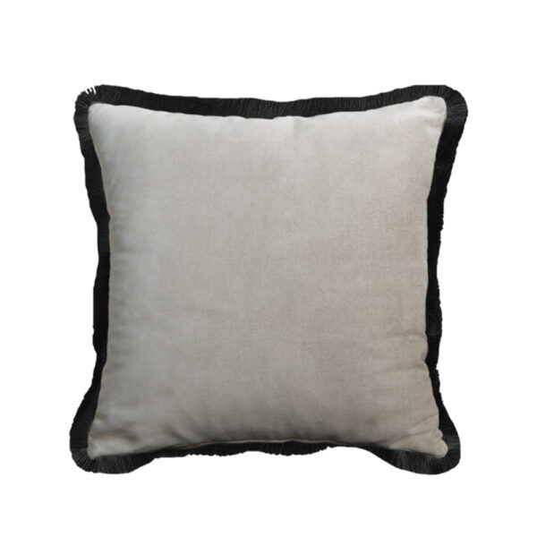TERRICIO ΔΙΑΚΟΣΜΗΤΙΚΟ ΜΑΞΙΛΑΡΙ 45x45cm ΒΕΛΟΥΔΟ ELEPHANT ΜΑΥΡΟ 025261 - Image 3
