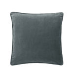 NUVOLA ΔΙΑΚΟΣΜΗΤΙΚΟ ΜΑΞΙΛΑΡΙ 45x45cm ΒΕΛΟΥΔΟ ΓΚΡΙ 025353 - Image 2