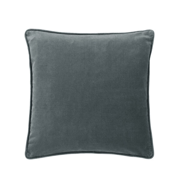 NUVOLA ΔΙΑΚΟΣΜΗΤΙΚΟ ΜΑΞΙΛΑΡΙ 45x45cm ΒΕΛΟΥΔΟ ΓΚΡΙ 025353 - Image 2